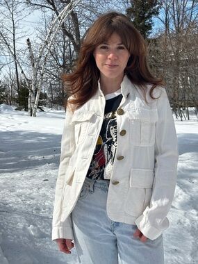 Nili Lotan Off-White Utility Jacket